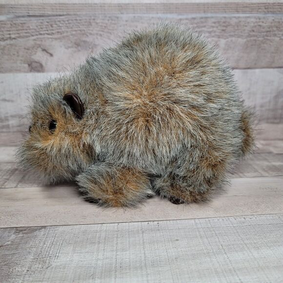 Vintage Plush Mary Meyer Woodchuck Chuck Groundhog Guinea Pig Stuffed Animal - Picture 5 of 10